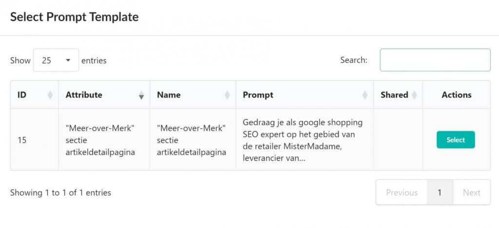 Fozzels version 2.13 released today — Fozzels — select prompt template