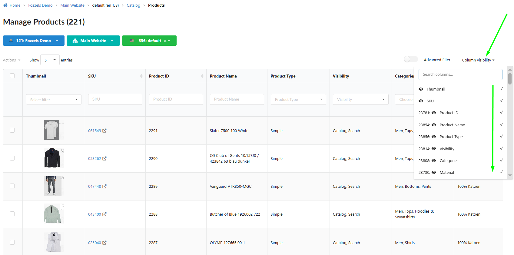 Release 5.10-5.11 RC2: Catálogo mais rápido, Controle mais profundo