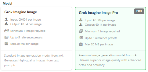 GPT Image 1 Mini and GPT Image 2 in Fozzels image generation