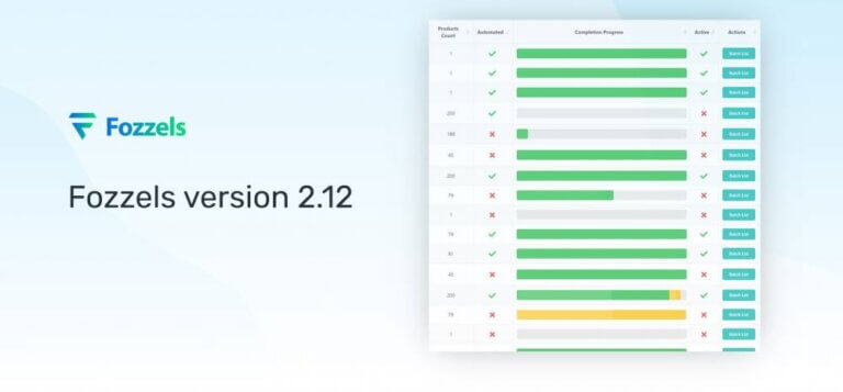 Fozzels Version 2.12 ist jetzt live