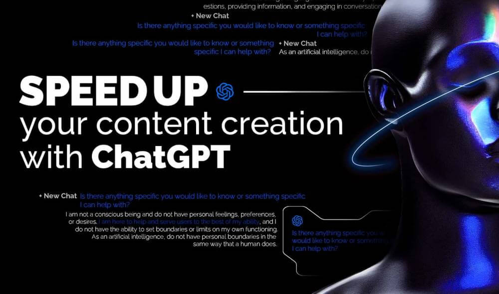 Header image - Speed up content creation with Chatgpt