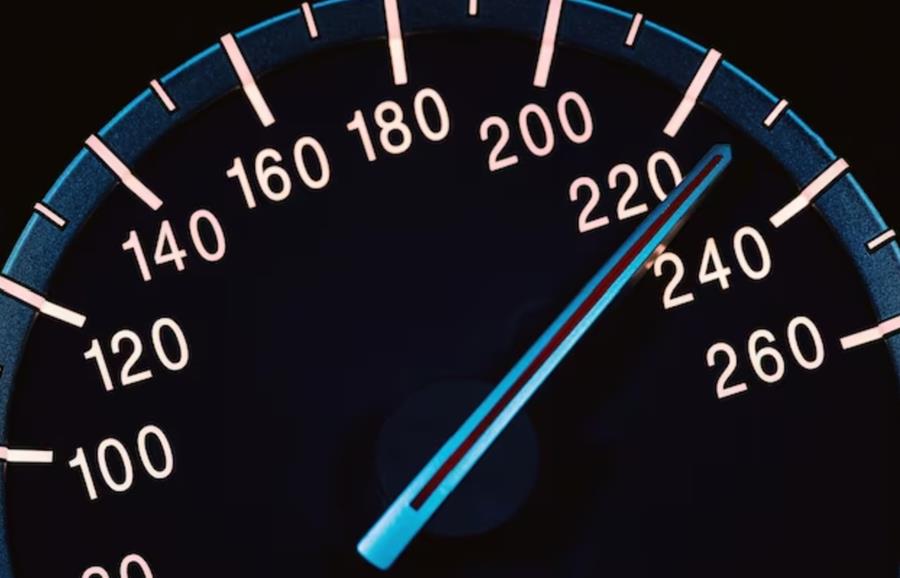 Fozzels speed indicator tachometer